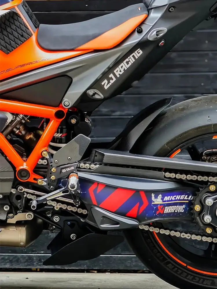 Voor KTM Super Duke R/RR & Evo achterbrug crash spoel 1290/1390 2020 + Frame Crash Sliders Bescherming Pads SWINGARM CRASH BOBBIN - afbeelding 2