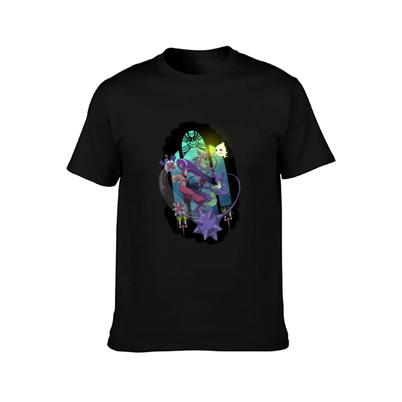Shantae Cackle Tower T-Shirt Casual All Match Short Sleeve T-Shirt
