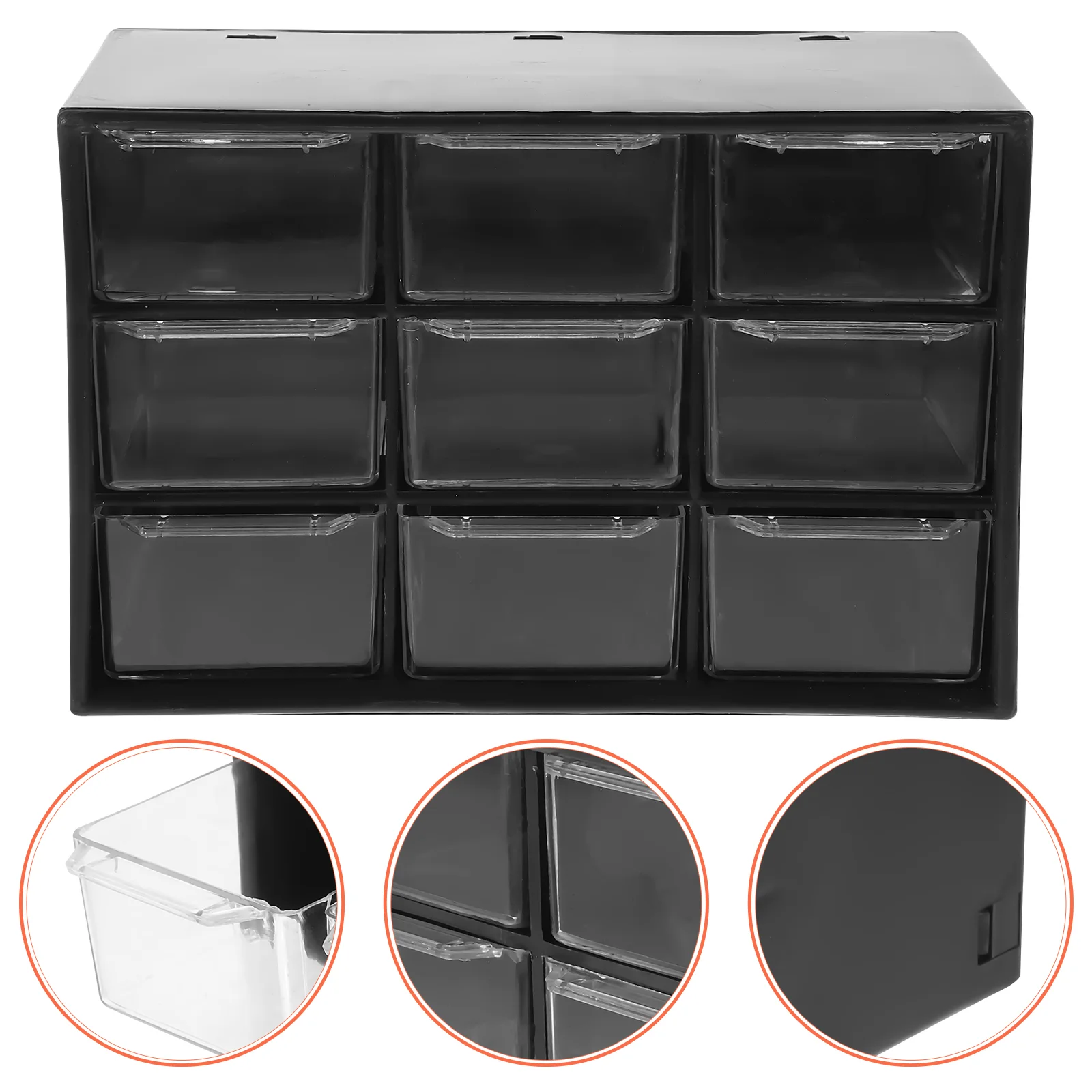 

Drawer Storage Box Multi-function Desk Organizer Desktop Drawers Mini Makeup Plastic Case Office Work