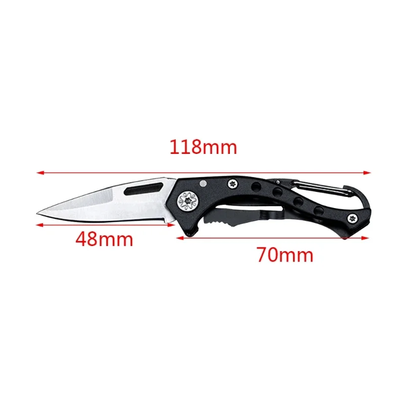 Folding Pocket Knife EDC Survival Knives Hunting Camping Blade Multi Outdoor Keychain Knife Tools - view 5