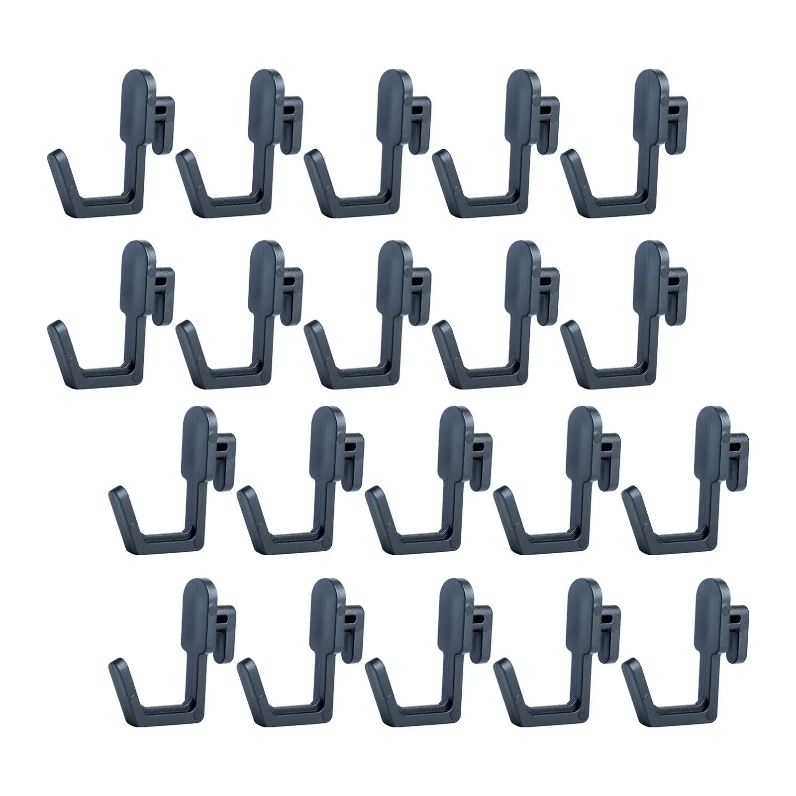 20 Pieces Pegboard Hook Wall Mounted Peg Hook Multiuse Electric Tool Practical for Basement Walls Craft Room Jewelry Tool Shed