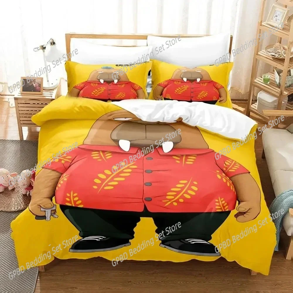 

Anime Odd Taxi Bedding Set Single Twin Double Queen King Cal King Size Bed Linen Set