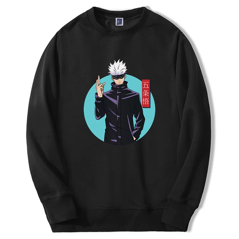 

Hot Anime 2024 Jujutsu Kaisen Sweatshirts Men Women Gojo Satoru Manga Graphic Hoodie Loose Casual Fashion Tracksuit Sudaderas