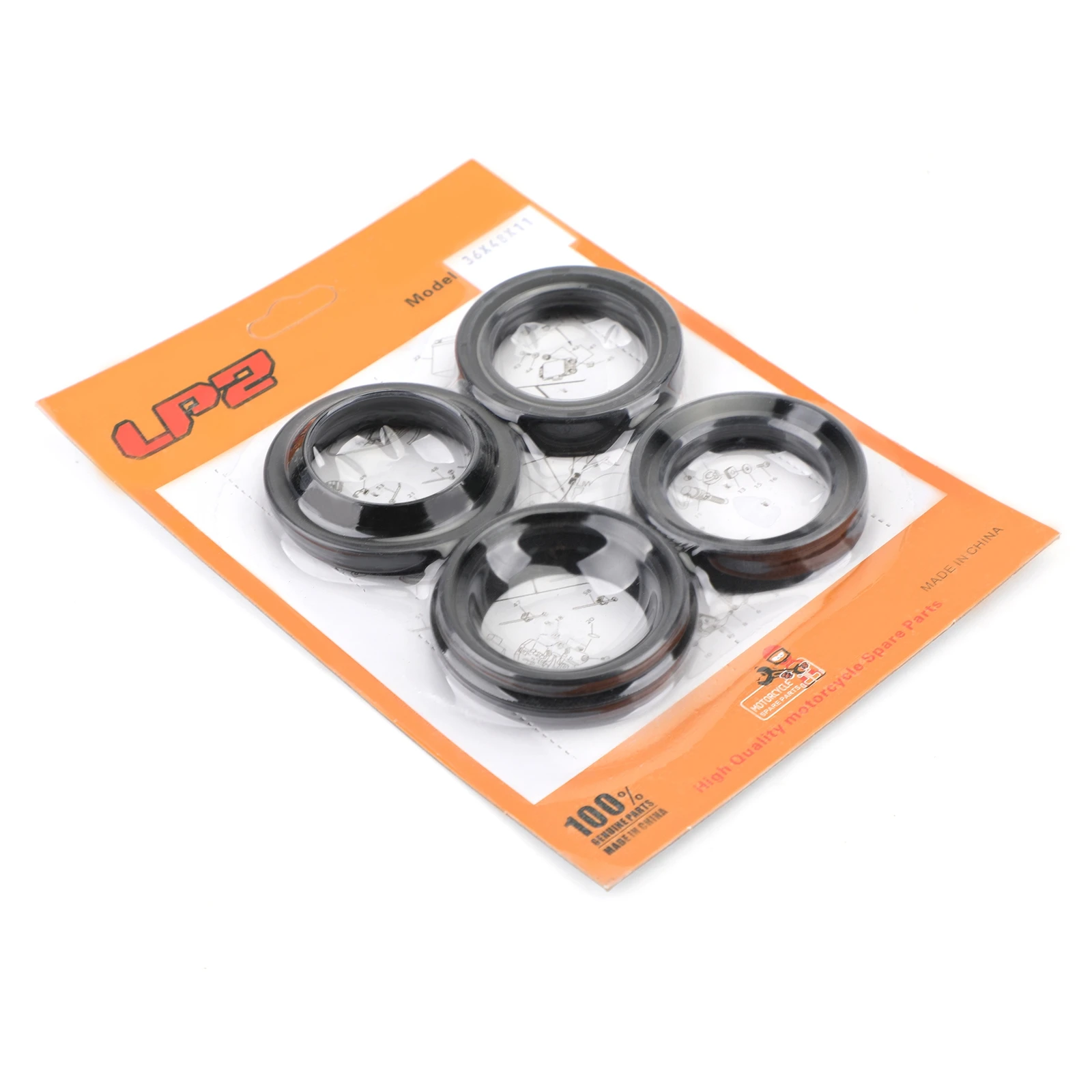 Areyoursho for Kawasaki KL250 Super Sherpa KZ550C VULCAN 500 EL450 EL250 EN500 Front Fork Oil Seal Dust Cap Repair Rebuild Kit