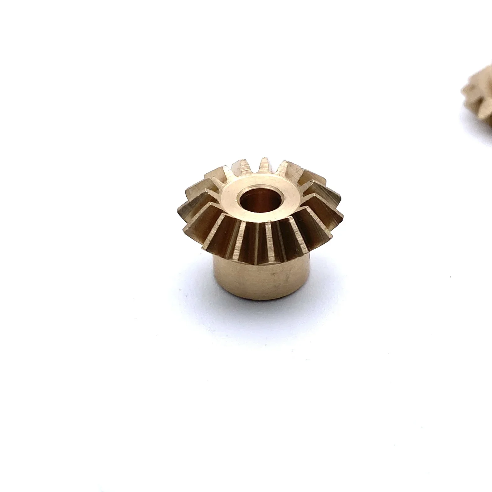 Precision 1: 1 Metal Bevel Gear 1M 15T 4mm 15 Teeth Brass 90-Degree Right Angle Drive Model Parts