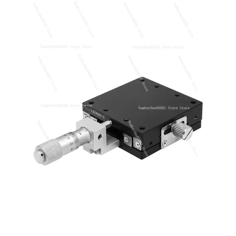 X-axis manual fine-tuning platform LGX40/60 steel strip ball type optical displacement precision mobile slide