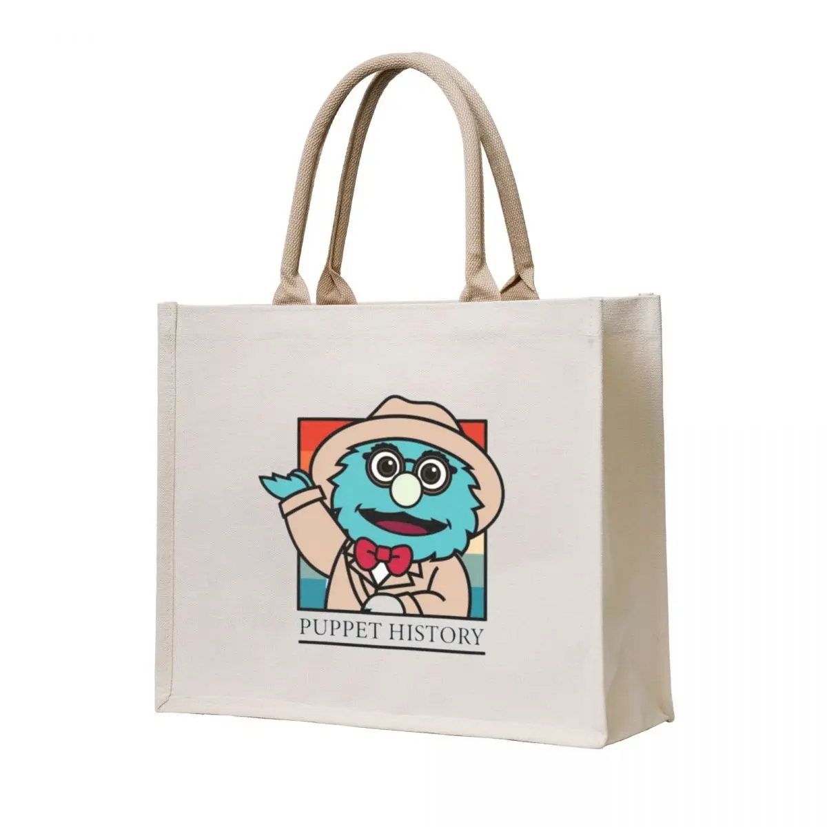 

puppet history woman Shopper custom Canvas Shopper handbag canvas Tote Bag Big bag Shopping bags Lady bags hand bag