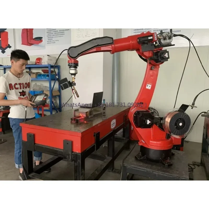 6 Axis Arm Length 2000mm MIG Welding     /China Made Industrial    / With Power Source MEGMEET Ehave CM350