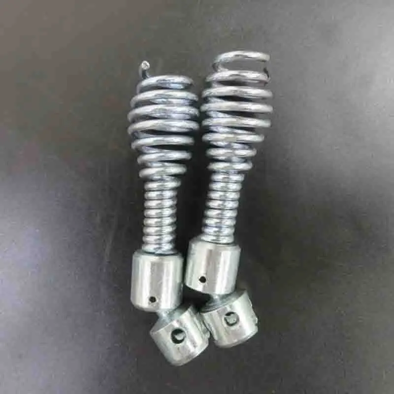 16mm Pipe Dredging Spring Fitting Multidirectional Universal Tool Head Steel Wire Dredging Mechanical Electrical Drill Connector
