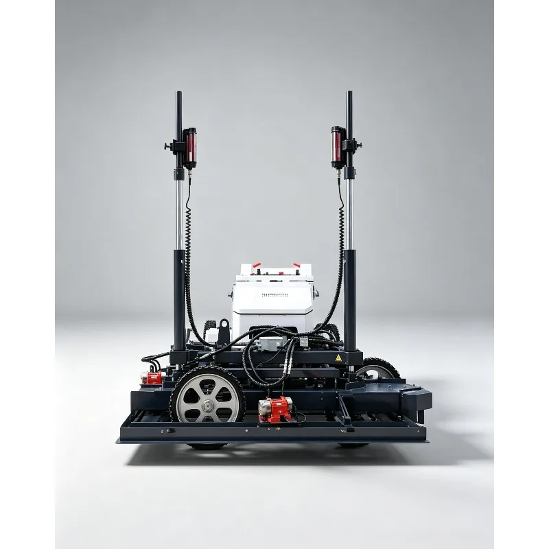 Custom Power 2.5m Leveling Ruler Fully Automatic Cement Paving Machine Concrete Laser Screed Machine Laser Screed