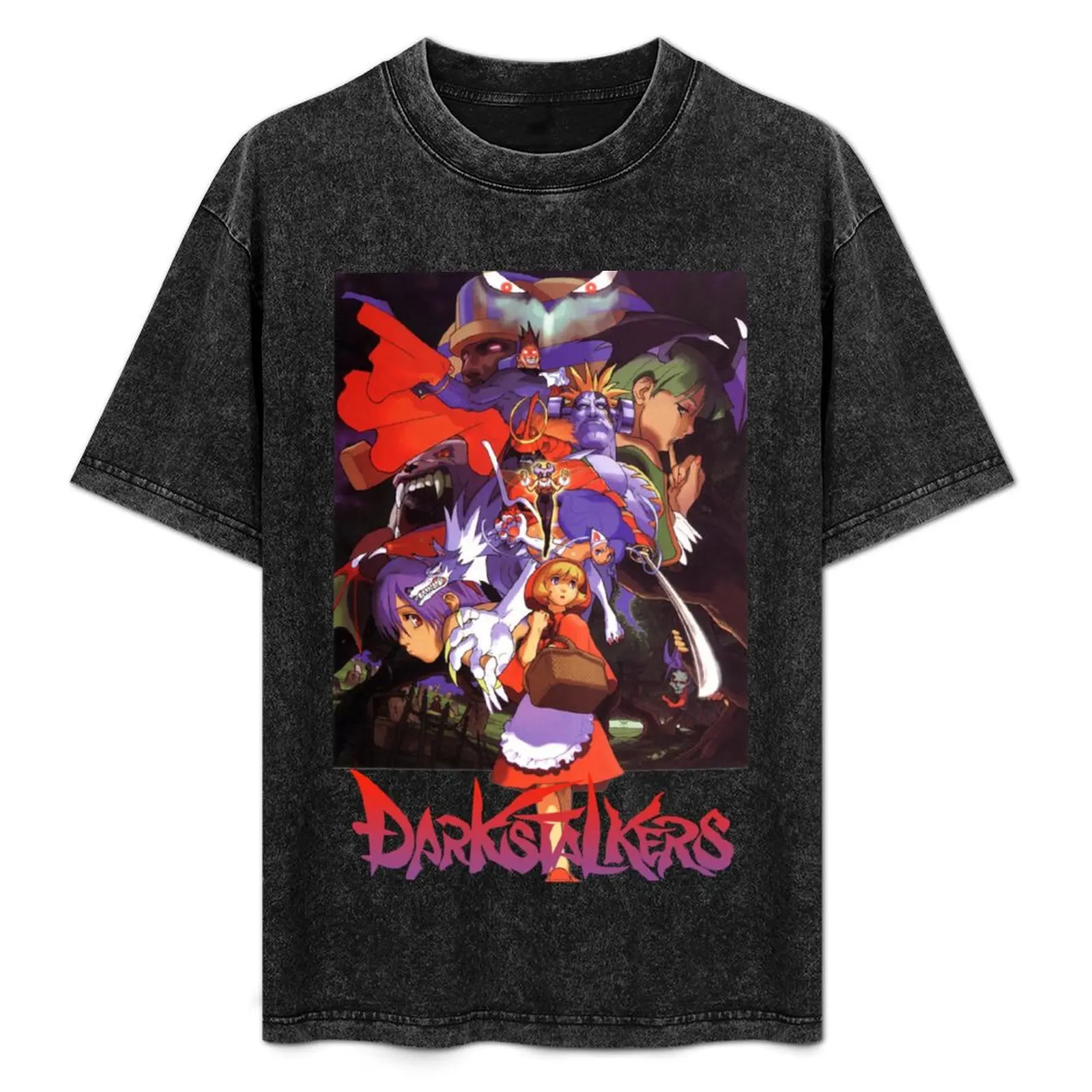 

Darkstalkers - Vampire Savior - Dark Stalkers 3 T-Shirt Casual Loose Daily Wear T-Shirt
