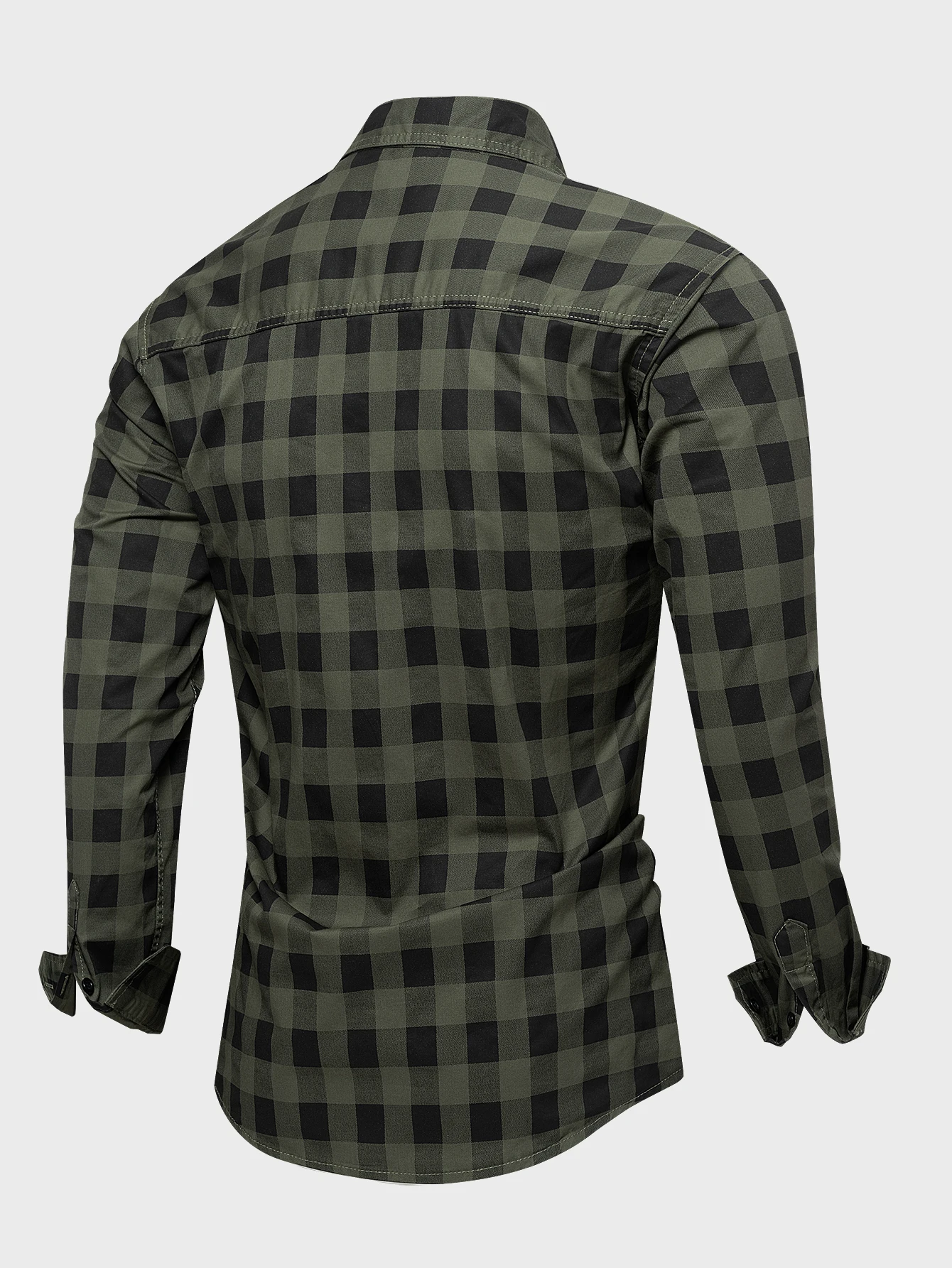Thumbnail 3 - #3 Trending Checked Long Sleeve Shirts Right Now