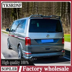 For Volkswagen Multivan T6 2015-2019 MPV high quality ABS Plastic Unpainted Color Rear Spoiler Wing Trunk Lid Cover Car Styling
