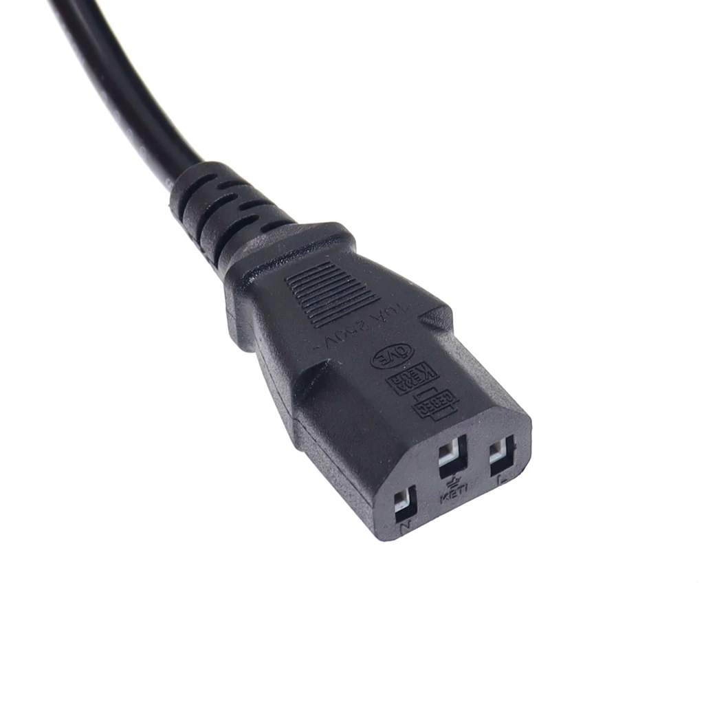 UK BS1363 3 Pin Plug to IEC320 C13 Power Cord Cable for Power Supply,Monitor,Rice Cooker AC Adapter 1.5M/1.8M 250V 13A