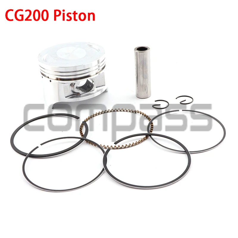 

63.5 mm Piston 15 mm Pin Ring For ZONGSHEN 200 CG200 CG 200 200cc Spare Parts