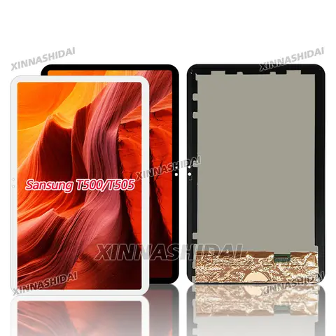 10.4 "Per Samsung Galaxy Tab A7 10.4 SM-T500 T505 Display LCD Touch Screen Digitizer Sensore di Vetro di Montaggio