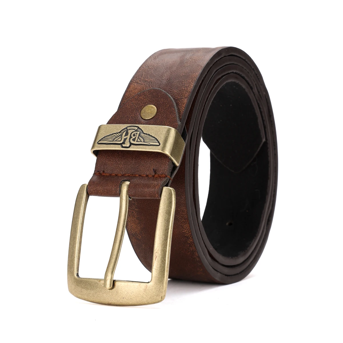 A PU Belt Suitable for Both Men and Women, Combining the Style of Western Denim and Retro, Is Perfect for Daily Casual Outings