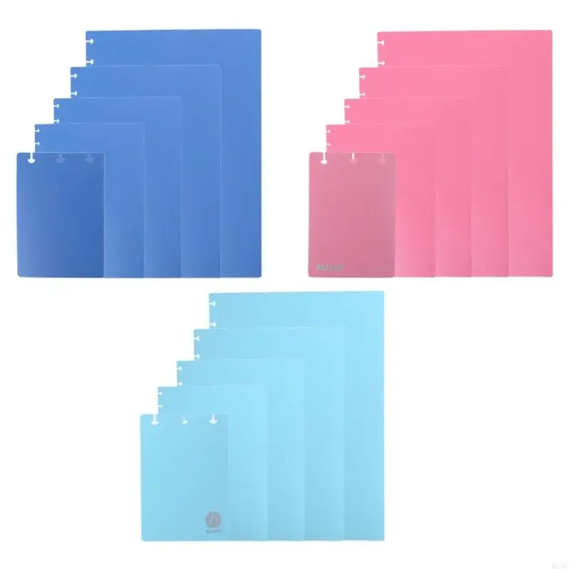 W89C B5 Tamaño cuaderno colorido Cubierta cuaderno con Divisor revista hongos hongos