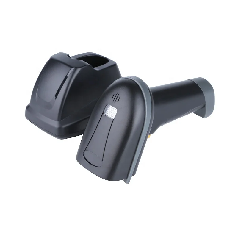 Hotsell Made in China Blue Tooth Bar Code QR Code Imager Auto Sense Wireless 1D 2D Barcode Scanner With Charging Base