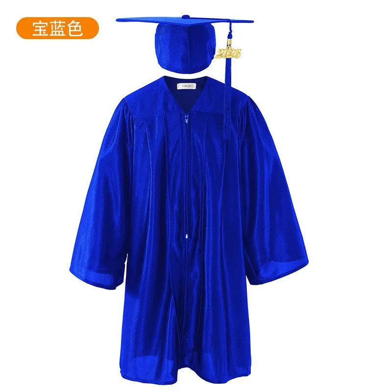 Unisex Kindergarten Graduation Cap and Gown Set with 2026 Tassel Charms Congrats Grad Outfit for Preschool Kids