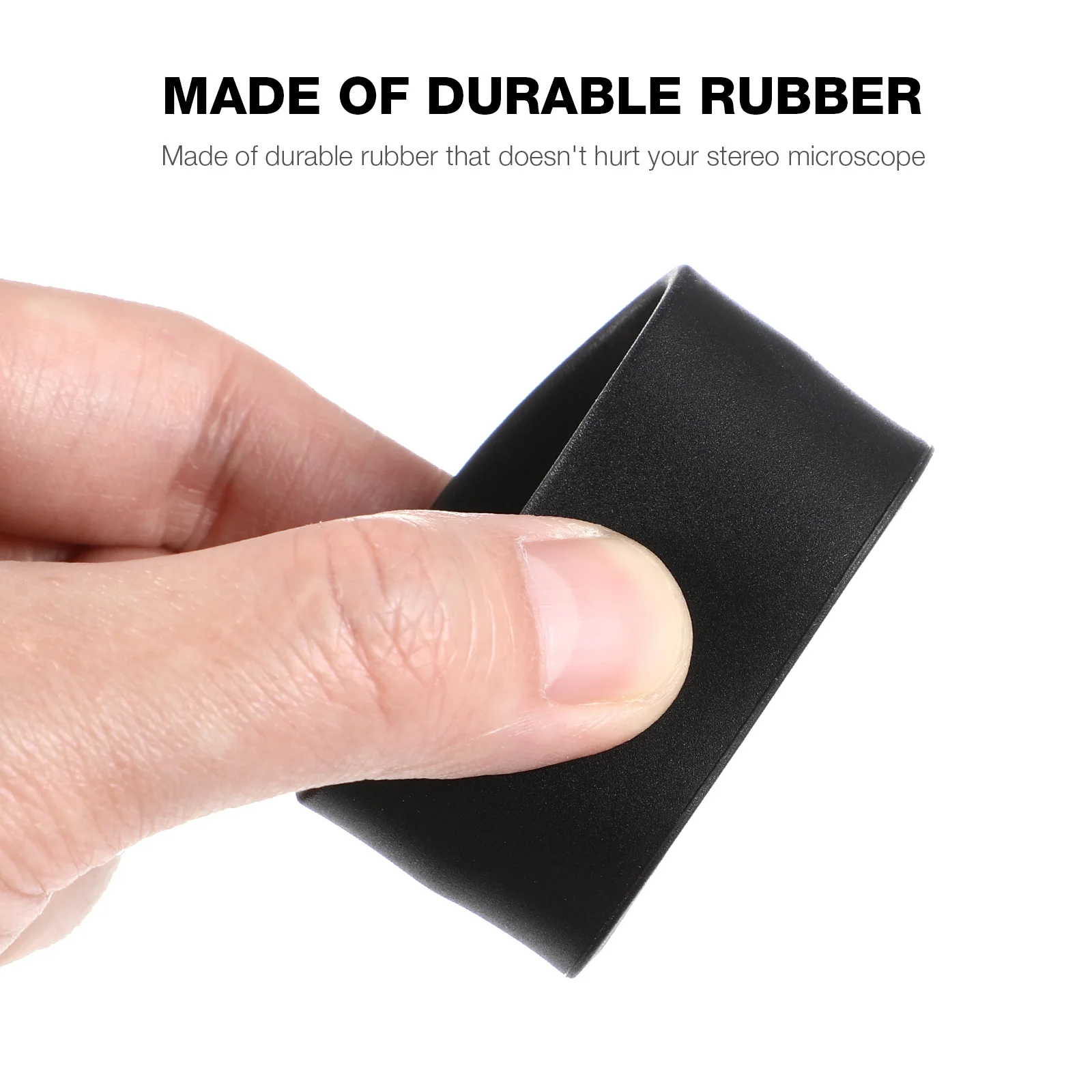 

2Pcs Rubber Eye Shield Microscope Eyepiece Guard Reduce Impact Protect Eyes Eyepiece Cover Rubber Eye Shield