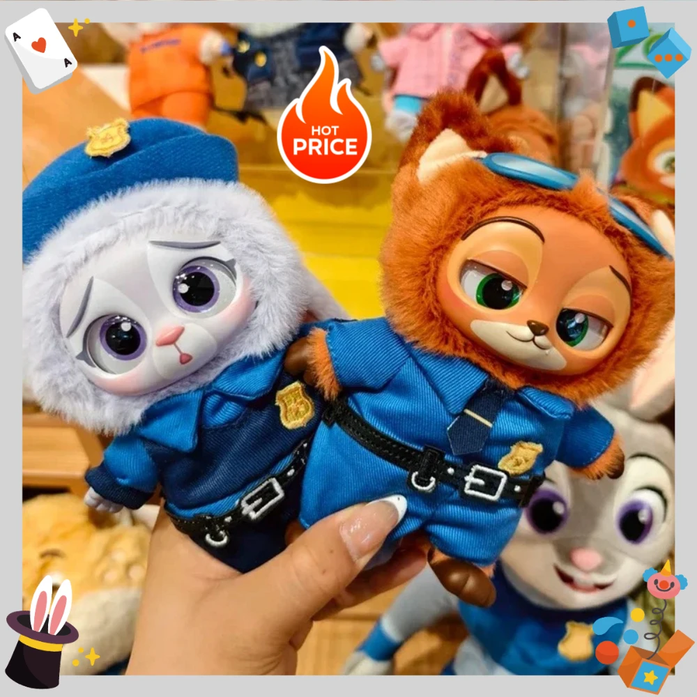 2026 حار جديد في المخزون جديد ديزني Zootopia صندوق أعمى جودي ونيك بولي كلوريد الفينيل الشكل المفاتيح لطيف تحصيل لعبة الإكسسوارات العصرية #1