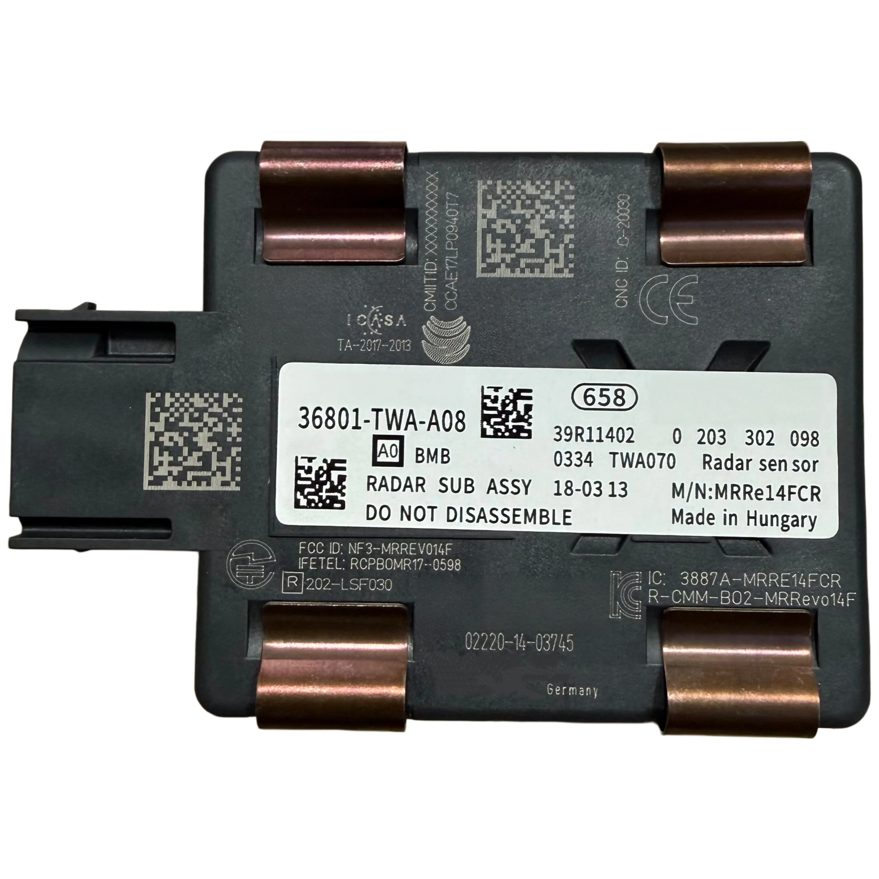 36801-TWA-A08 Distance Radar Sensor Module 36801TWAA08 For Honda Accord 2018-2020