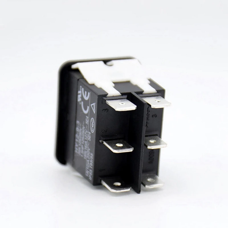 Rocker Switch, HY12-9-3 6Pins Industrial Electric Rocker Switch 125V/250V Pushbutton