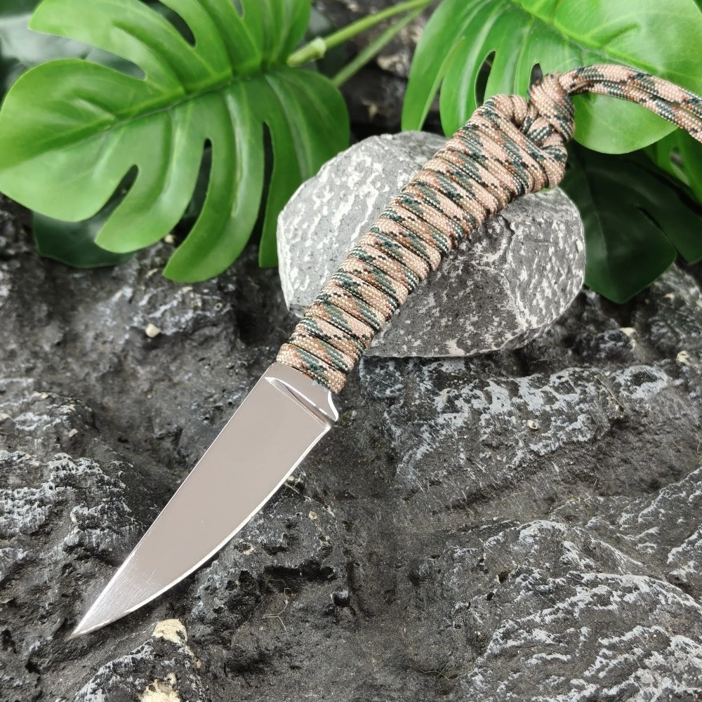 

Охотничий прямой нож с оболочкой K, нож для кемпинга, выживания, самообороны, EDC, альпинизм, пеший туризм, многофункциональные ножи