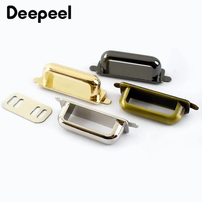 5/10/20pcs D Ring Metal Buckles Bridge Connector Hanger Bags Clip Hardware Decoration DIY Sewing Luggage Accessories