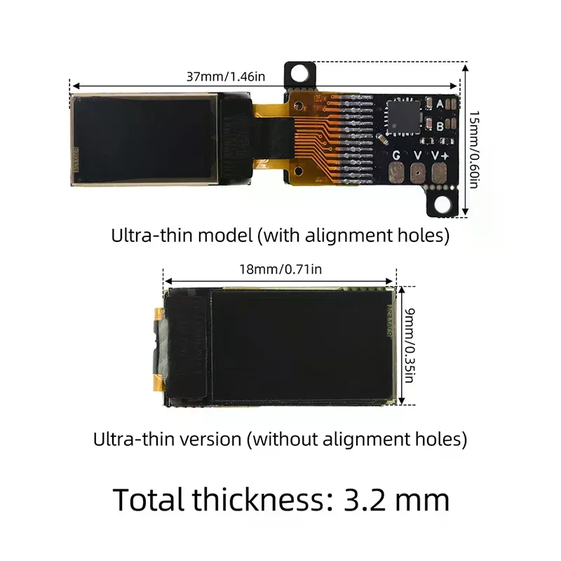 The Smallest Ever 0.5 Inch OLED Digital Voltmeter 0-30V Ultra Thin High Precision 2/3 Wire New Arrival