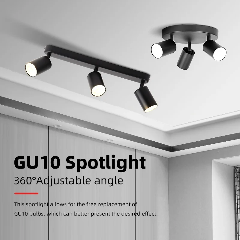 110v 220v LED Ceiling Light GU10 LED Track Spot Light for Chandelier Bedroom Corridor Ceiling Lamp  Replacement Bulb Lighting