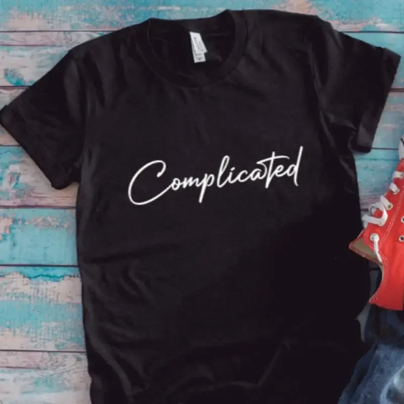 Complicated Black T Shirt