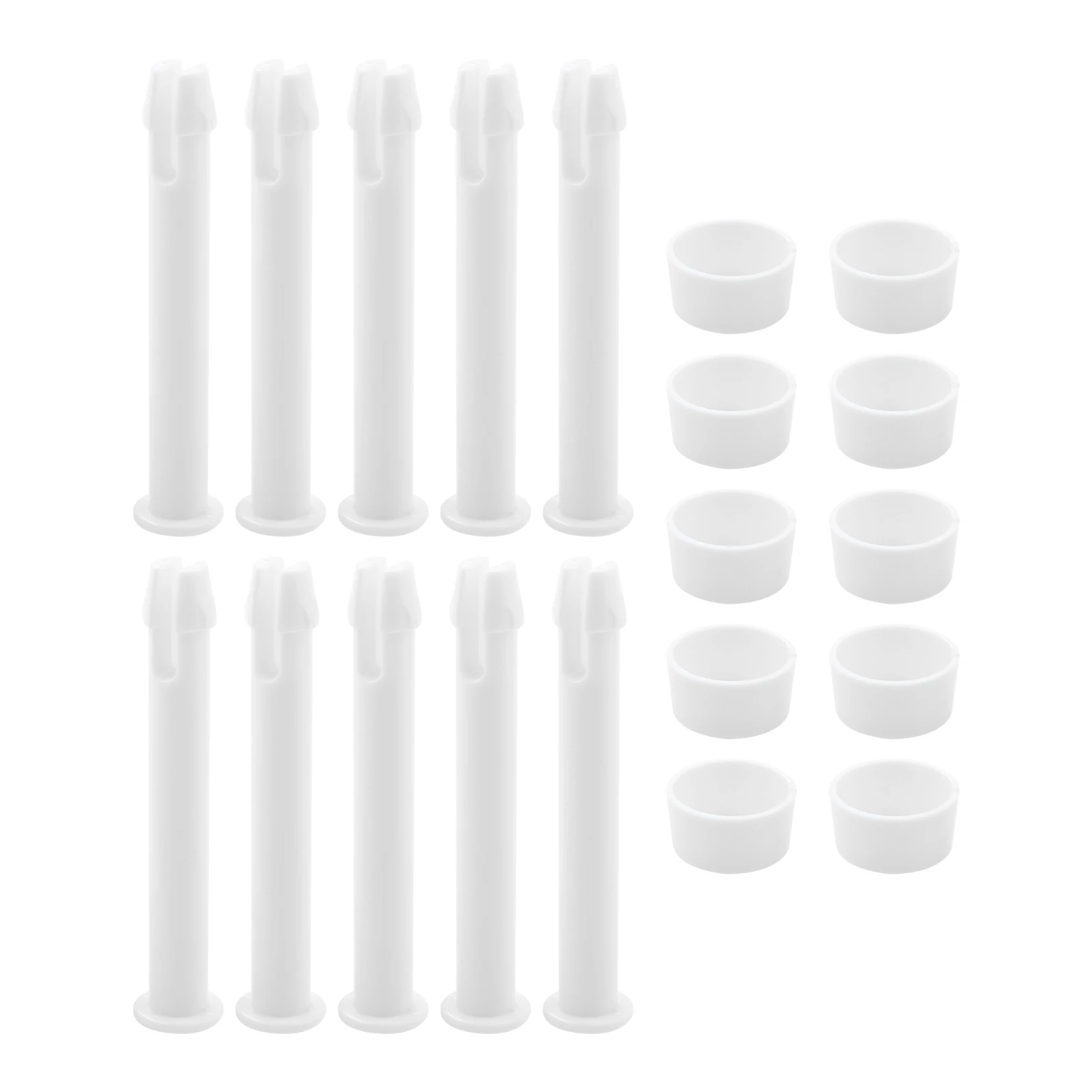 10Pcs 7cm Plastic Pool Joint Pins with Rubber Seal for 13-24 Ft Metal Frame Swimming Pools Round Lock Set Connect Nail Insertion