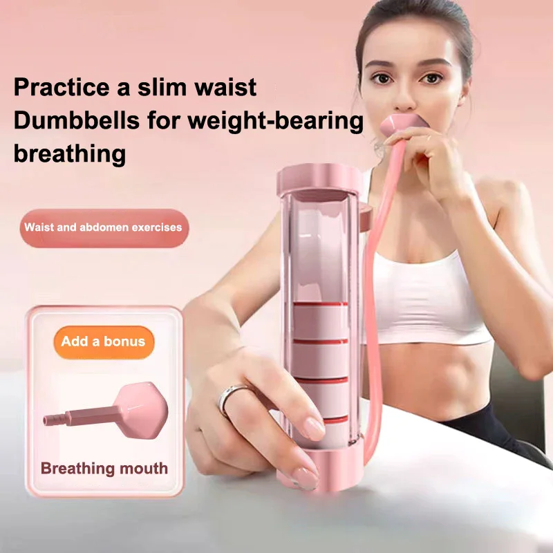 Lung Training Device Set - Improve Breathing and Strengthen Abdominal Muscles for Both Genders