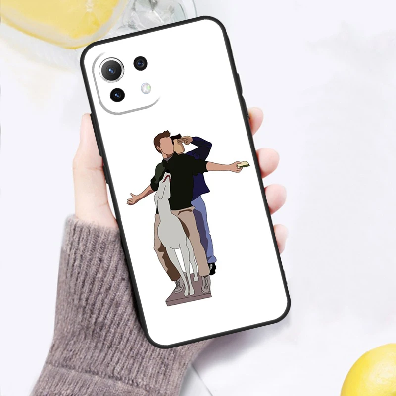 Friends Chandler And Joey Case For POCO F5 Pro F3 F4 X4 GT M5s M4 X3 X5 Pro Cover For Xiaomi 11T 12T Pro 12 X 13 Lite