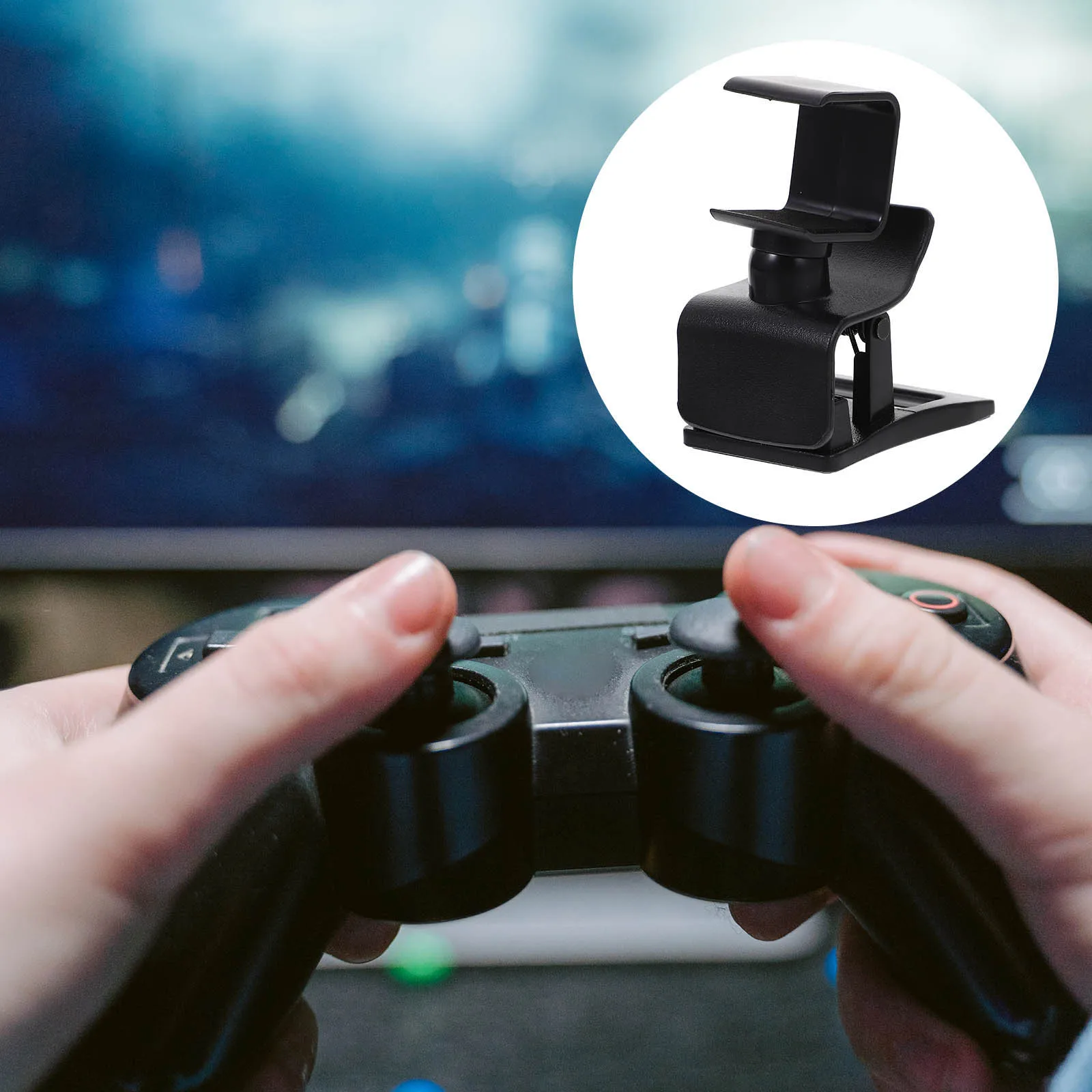 

Black Stand Portable Game Console Bracket Somatosensory Camera Holder Motion Sensing Mount Gaming Accessory