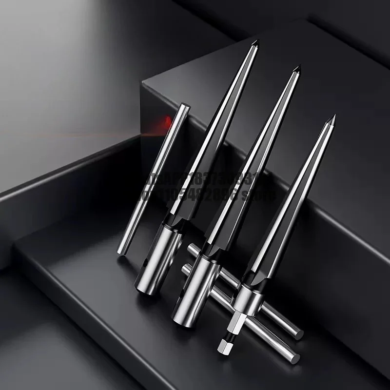 Hand hole reamer Woodworking hole-opening artifact Carbide chamfered high-speed steel conical reamer
