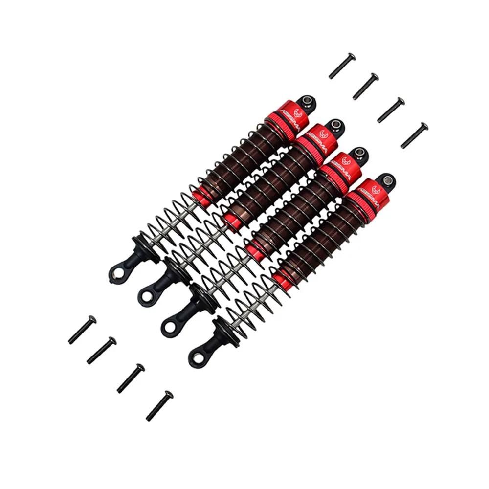 1/10 95/100/110/120mm RC Oil Filled Shock Absorbers Kit for Tamiya Bullhead SuperClod Buster TRX4 Axial SCX10 D90 Crawler Car