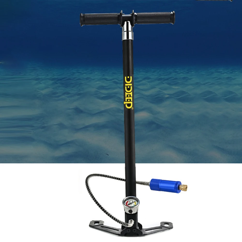 DIDEEP Diving Oxygen Cylinder Inflator hand pump Manual Pump High Pressure
