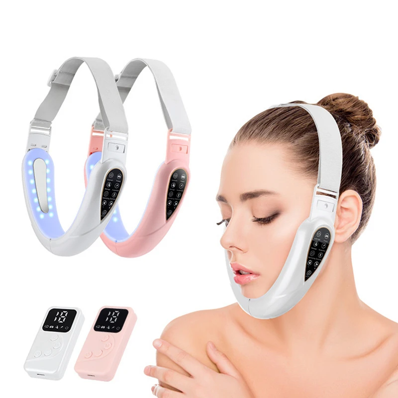 

Remote Control Model Micro-Current Face Slimming Device Five Mode Patch Pulse Type Massager Ems Firming Lifting V Face Apparatus