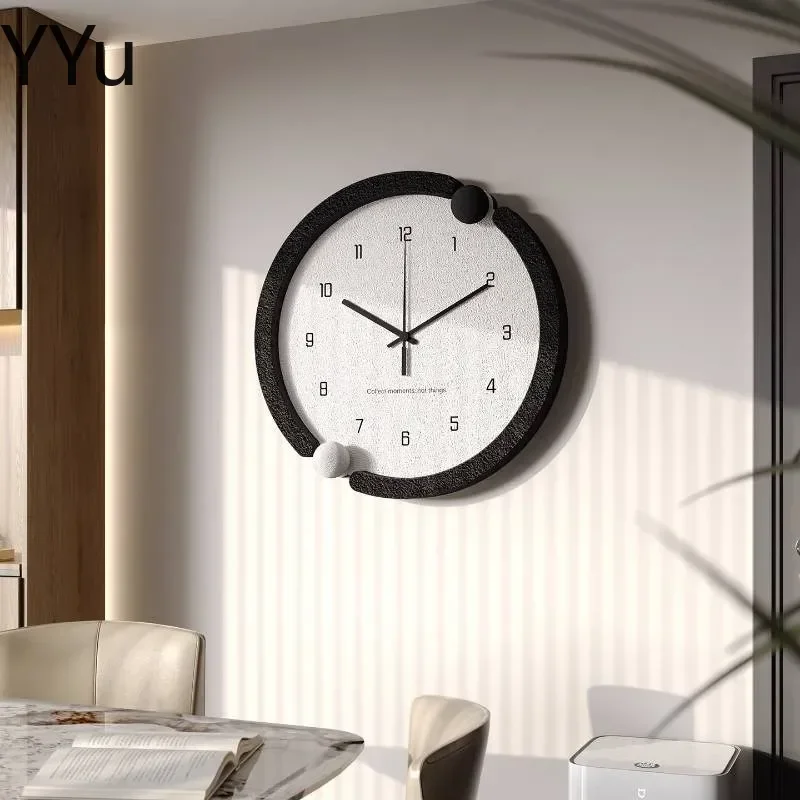 Quartz Vertical Yoga Wall Clock Youth Fashion Modern Classroom Wall Clock Digital Aesthetic Large Zegar Decor Items Room