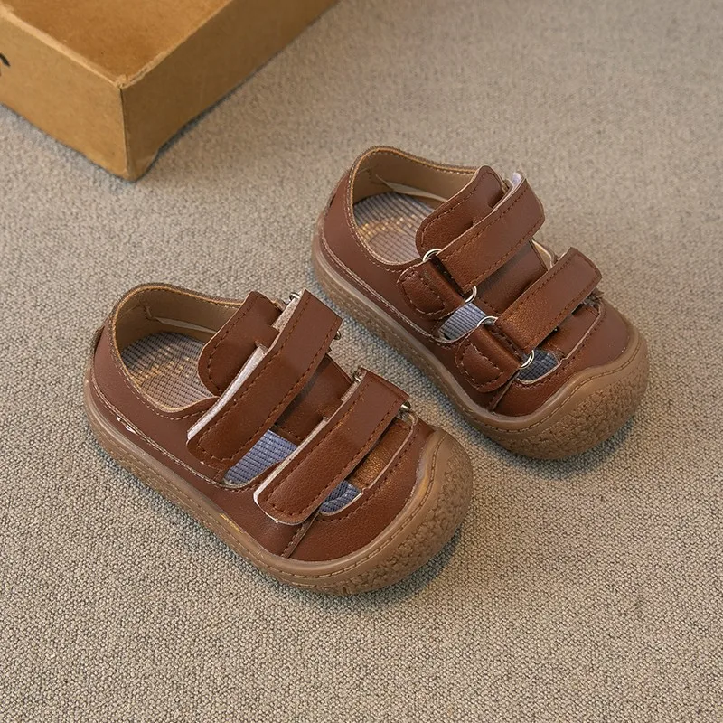 Sandalias de bebé para niños pequeños, zapatos de playa Baotou, novedad de verano, 2024