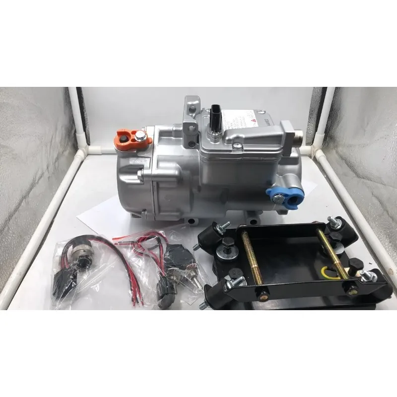 ES37CC300V 3229W 300V 410V Air Conditioning DC Scroll R404 Refrigerated Truck AC Compressor Refrigerated Truck Electric Compress