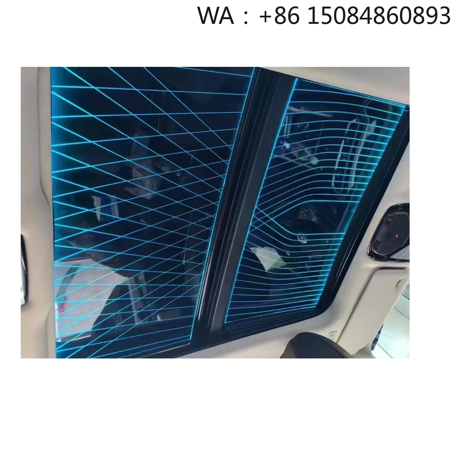 Sky Window Starry Film Multi Color Ambient Light Car Roof Decor Parts for 2016 2022 7 Series G11 G12
