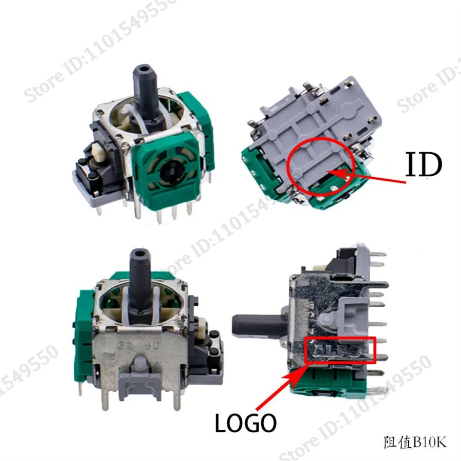 Imagem -03 - Controlador Analógico 3d Original para Xbox One Módulo Sensor Potenciômetro Substituição de Joysticks 3d Fábrica Atacado 100 Pcs