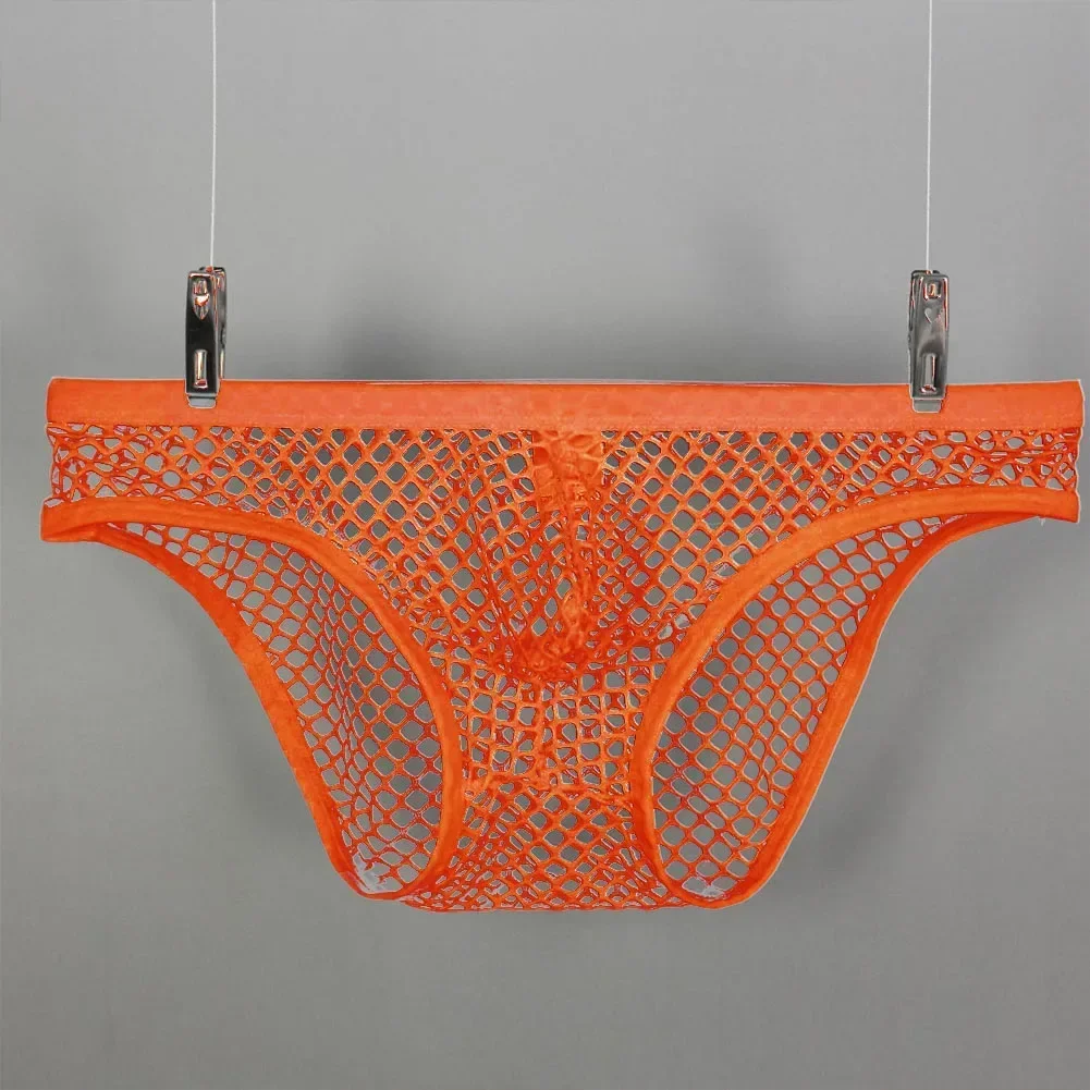 ملابس داخلية مثيرة ومريحة تسمح بمرور الهواء على شكل مثلث شبكي ملابس داخلية مفتوحة على الموضة للمثليين ملهى ليلي سيسي 2024 #6