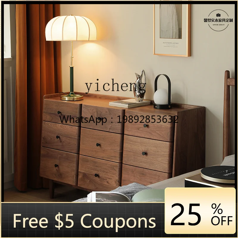 

Solid Wood Bedroom Living Room Storage/Storage Low Cabinet Wardrobe Bevel Cabinet