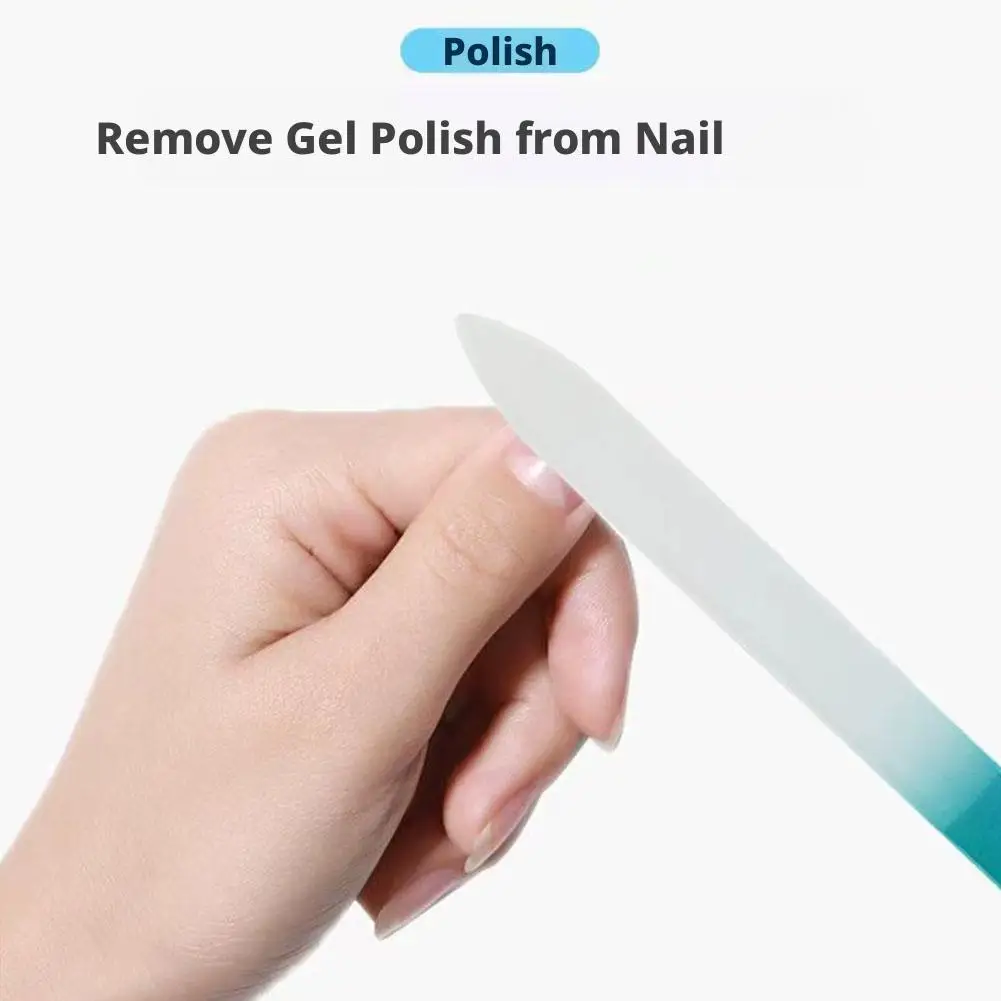 Glas-Nagelfeilen für Naturnägel Doppelseitige Polier-Kristallnagelfeile mit Etui Maniküre Salon Nagelpflege für Frauen Mädchen – Detail 16