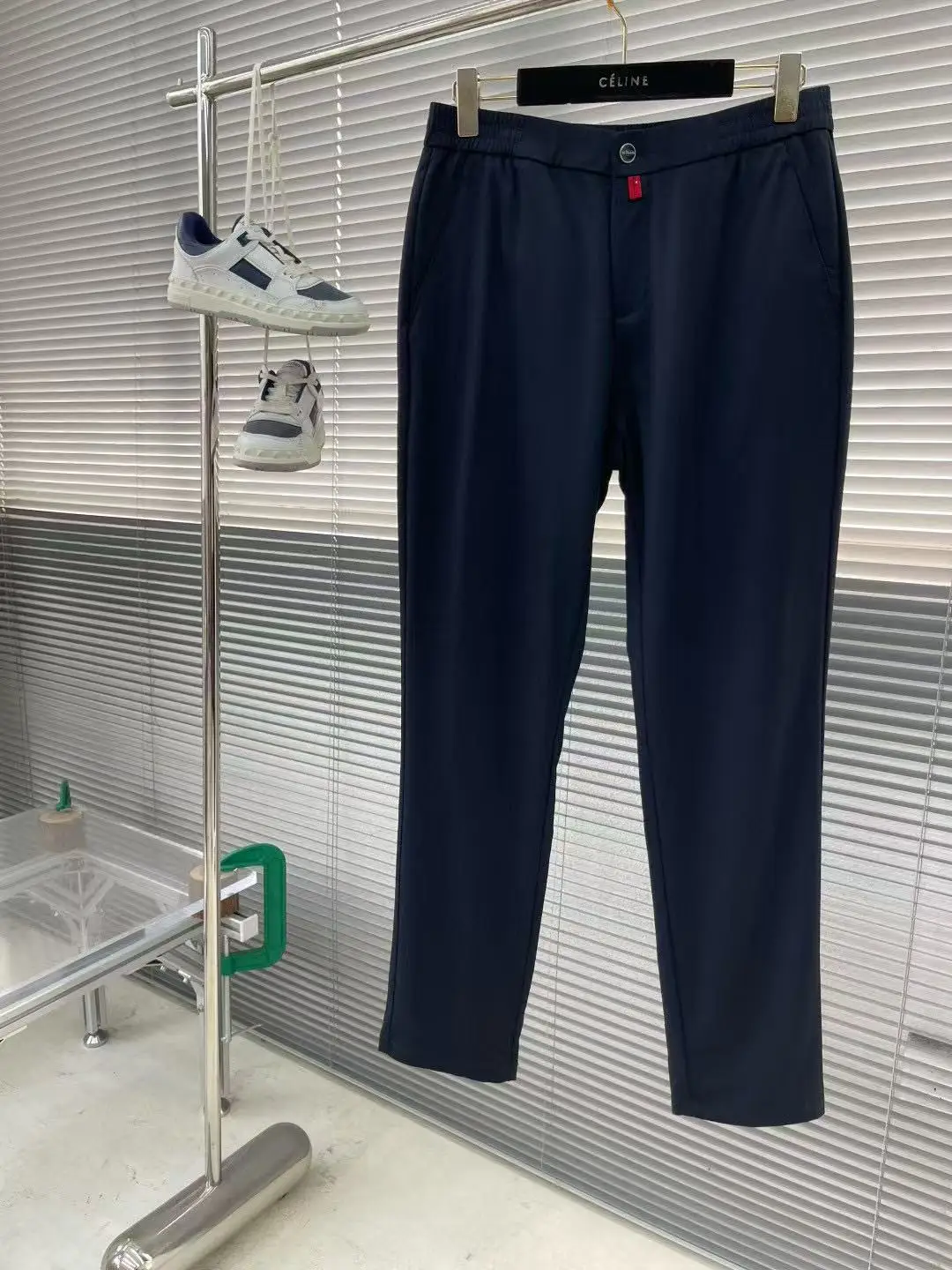 

Kiton весенне-летние новые мужские модные деловые простые дышащие однотонные повседневные брюки в стиле старых денег